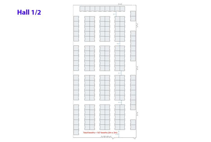Hall 1 or 2 Exhibition